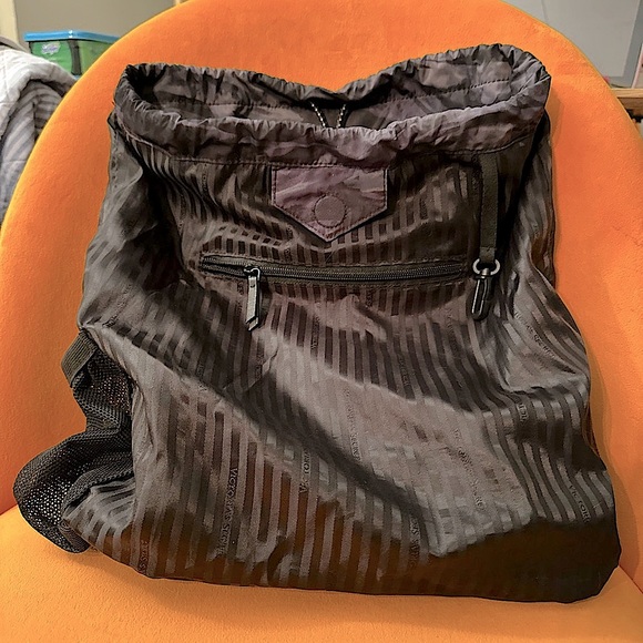 Victoria's Secret Purple Zebra Camo Cinch-Top Backpack 🎆 - Picture 14 of 17